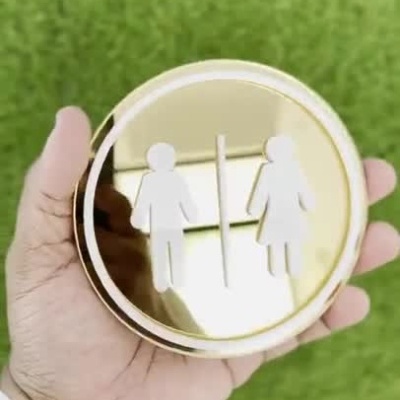 Placa Casa de Banho / WC